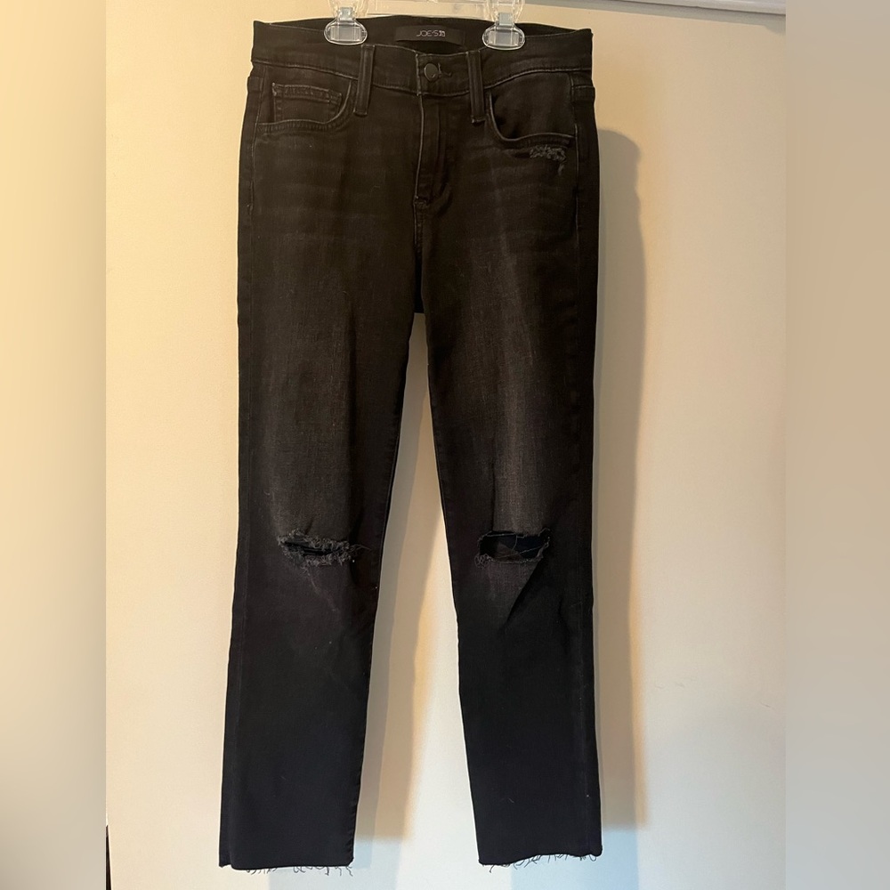 Joe’s Jeans black mid rise Merletta
